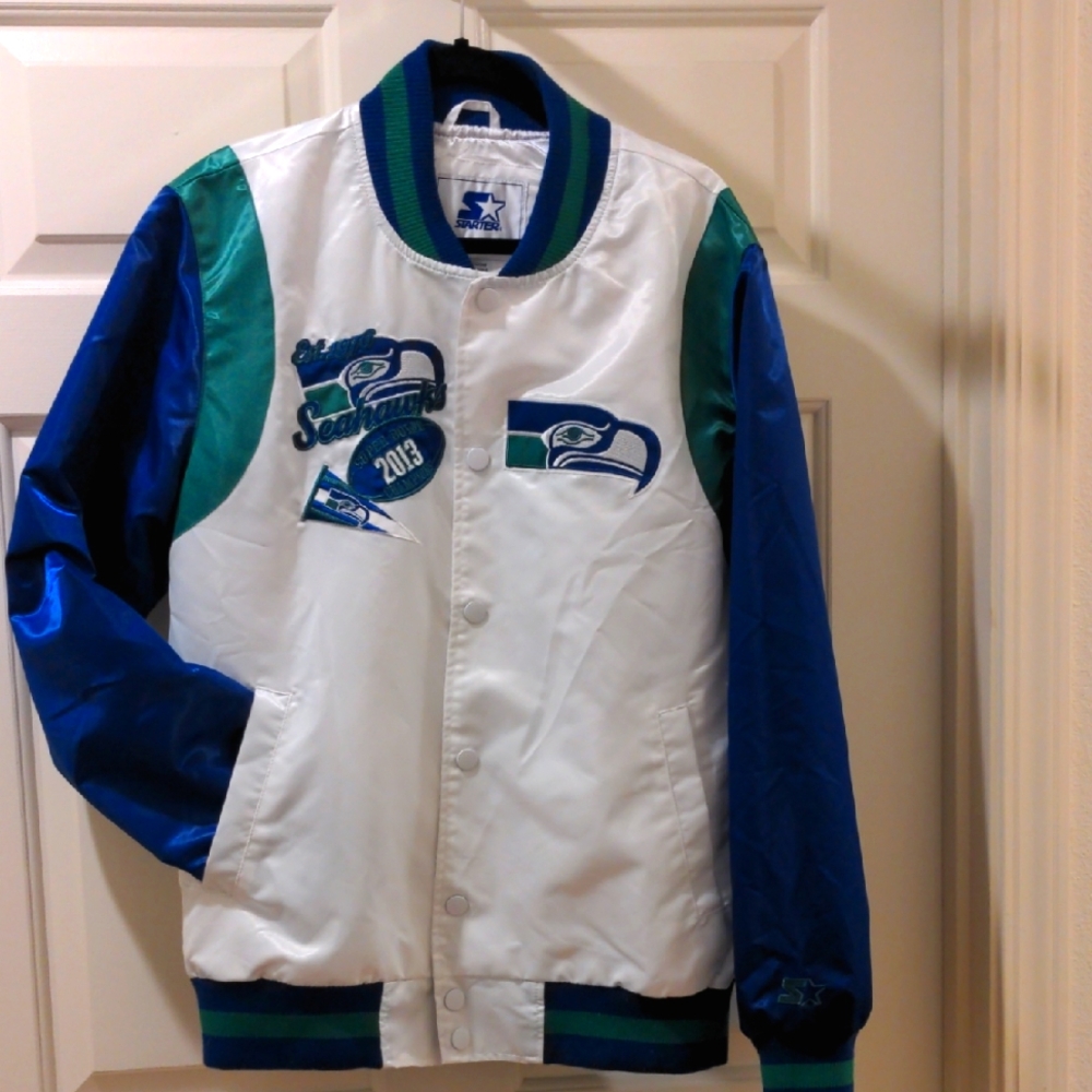 Seattle Seahawks Varsity Jacket - Superbowl 2013 Champions